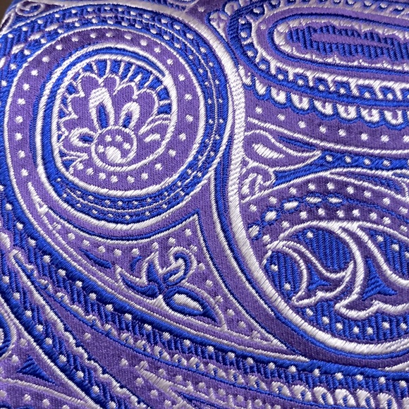 Countess Mara Tie- Purple/ Paisley - Picture 8 of 10